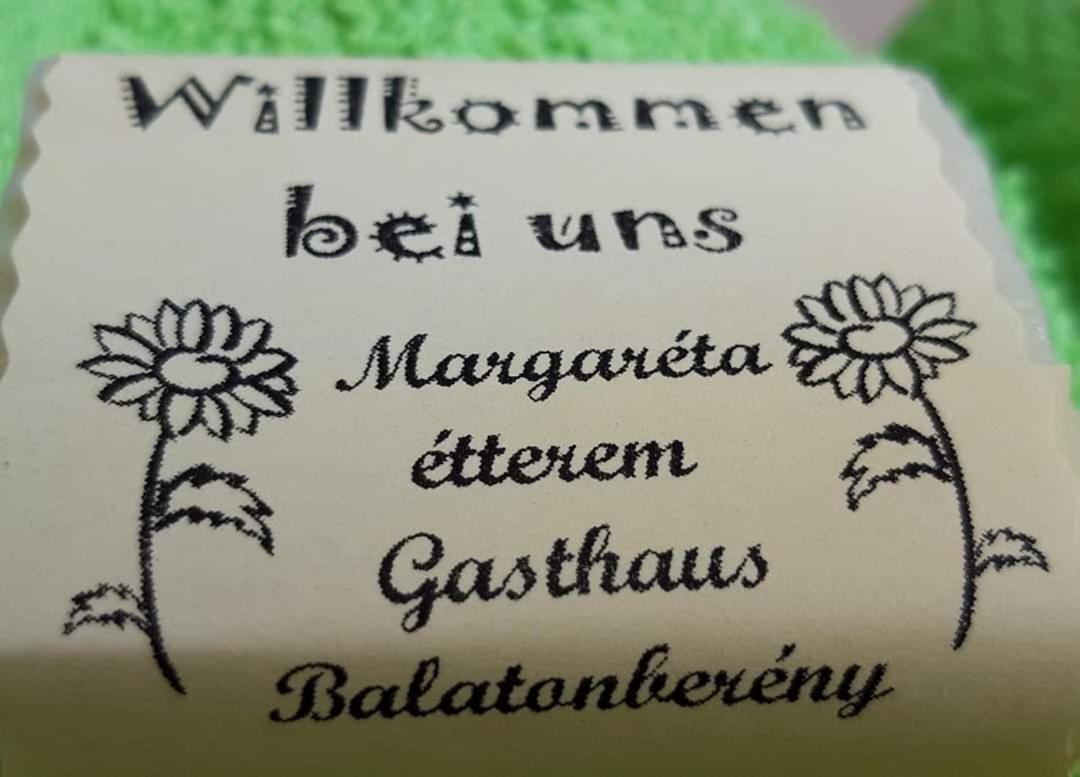 Margaréta Étterem Panzió Balatonberény Exterior foto